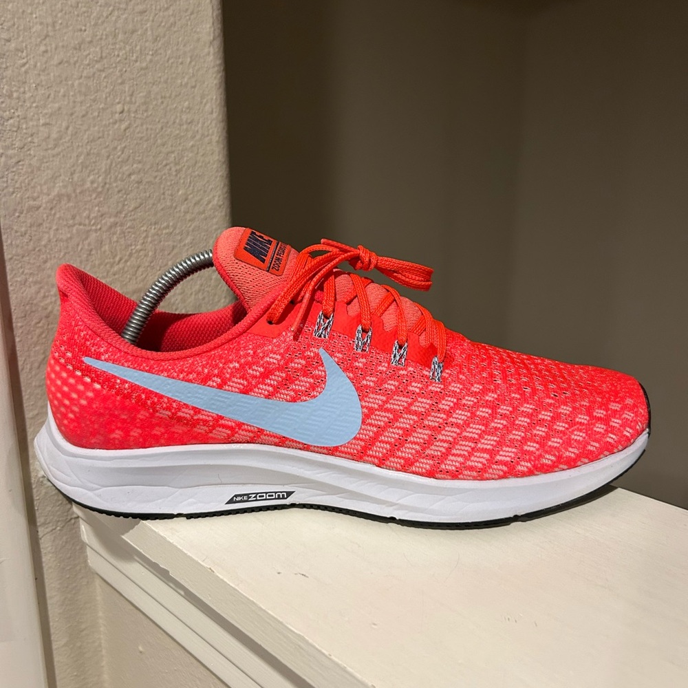 Nike Air Zoom Pegasus 35 Bright Crimson 942851-600 Athletic Men's Shoes Sz 10 - Picture 2 of 9